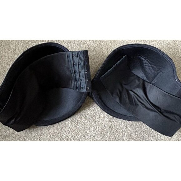 Lane Bryant Cacique Boost Multiway Strapless Bra Size 46D Black - Picture 4 of 5